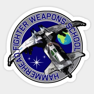 Hammerhead Fighter Weapons School Sticker